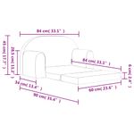 Casa si Gradina - Mobilier - Mobilier copii - Mobilier camera copiilor - Canapea extensibila de copii cu 2 locuri, crem, plus moale - Infinity.ro