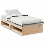 Casa si Gradina - Mobilier - Paturi si accesorii - Paturi - Pat de zi fara saltea, 90x190 cm, lemn masiv de pin - Infinity.ro