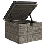 Casa si Gradina - Gradina si terasa - Mobilier exterior - Seturi mobila gradina - Set mobilier gradina cu perne, 6 piese, gri, poliratan - Infinity.ro