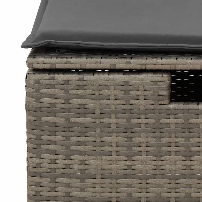 Casa si Gradina - Gradina si terasa - Mobilier exterior - Seturi mobila gradina - Set mobilier gradina cu perne, 6 piese, gri, poliratan - Infinity.ro