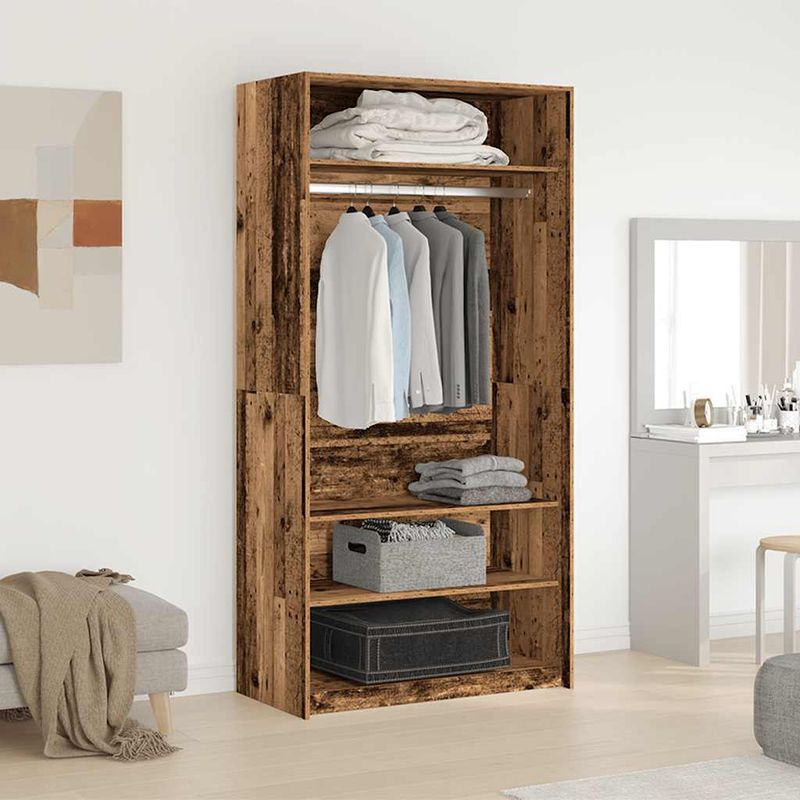 Casa si Gradina - Mobilier - Dulapuri si sifoniere - Sifoniere - Sifonier, lemn vechi, 100 x 50 x 200 cm, lemn prelucrat, cantitate 3 rafturi - Infinity.ro