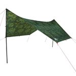 Sport si Outdoor - Camping - Copertine si adaposturi - Prelata de camping, camuflaj, 438x376x212 cm, impermeabila - Infinity.ro