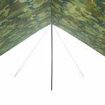 Sport si Outdoor - Camping - Copertine si adaposturi - Prelata de camping, camuflaj, 438x376x212 cm, impermeabila - Infinity.ro
