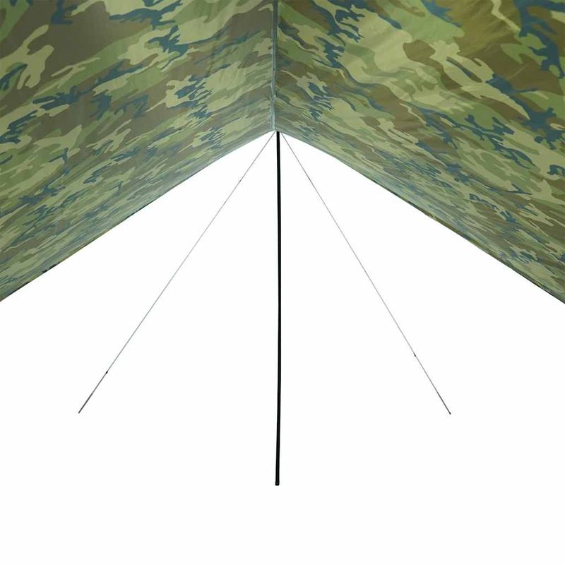 Sport si Outdoor - Camping - Copertine si adaposturi - Prelata de camping, camuflaj, 438x376x212 cm, impermeabila - Infinity.ro