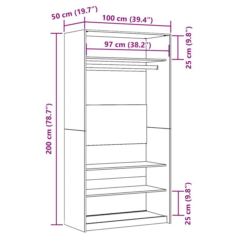 Casa si Gradina - Mobilier - Dulapuri si sifoniere - Sifoniere - Sifonier, lemn vechi, 100 x 50 x 200 cm, lemn prelucrat, cantitate 3 rafturi - Infinity.ro