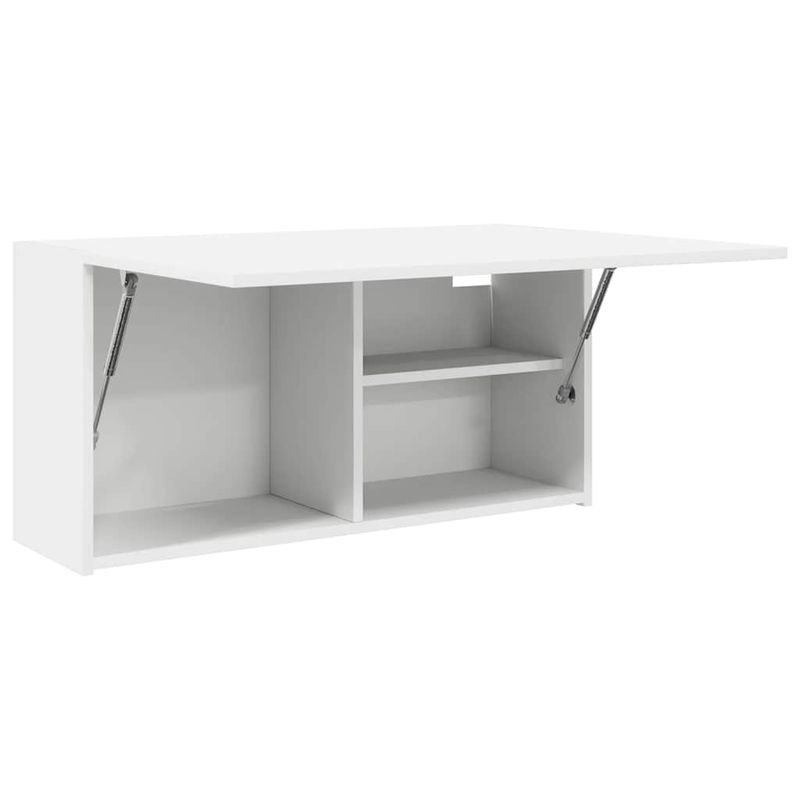 Casa si Gradina - Mobilier - Mobilier baie - Corpuri baie - Dulap de perete de baie, alb, 80x25x40 cm, lemn prelucrat - Infinity.ro