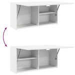 Casa si Gradina - Mobilier - Mobilier baie - Corpuri baie - Dulap de perete de baie, alb, 80x25x40 cm, lemn prelucrat - Infinity.ro