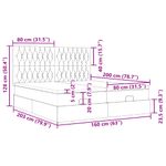 Casa si Gradina - Mobilier - Paturi si accesorii - Paturi - Cadru de pat otoman cu saltele, catifea neagra 160x200cm - Infinity.ro