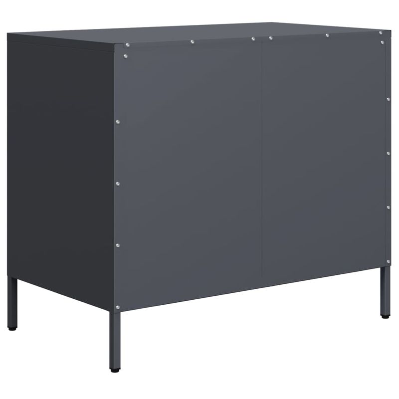 Casa si Gradina - Mobilier - Comode si corpuri - Comode - Dulap, antracit, 68x39x58,5 cm, otel laminat la rece - Infinity.ro