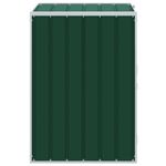 Casa si Gradina - Mobilier - Organizare si depozitare - Cosuri de gunoi - Depozitare cos gunoi cu roti, 1 cos, verde, 72x81x115 cm, otel - Infinity.ro