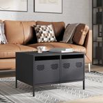 Casa si Gradina - Mobilier - Comode si corpuri - Comode - Dulap TV, antracit, 68x50x43,5 cm, otel laminat la rece - Infinity.ro