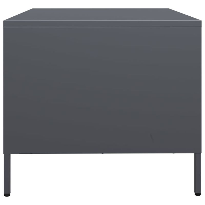 Casa si Gradina - Mobilier - Comode si corpuri - Comode - Dulap TV, antracit, 68x50x43,5 cm, otel laminat la rece - Infinity.ro