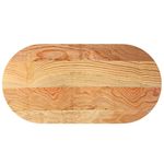 Casa si Gradina - Mobilier - Feronerie si accesorii mobila - Blat de masa maro deschis 120x60x4 cm lemn masiv de stejar oval - Infinity.ro