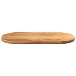 Casa si Gradina - Mobilier - Feronerie si accesorii mobila - Blat de masa maro deschis 120x60x4 cm lemn masiv de stejar oval - Infinity.ro