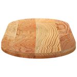 Casa si Gradina - Mobilier - Feronerie si accesorii mobila - Blat de masa maro deschis 120x60x4 cm lemn masiv de stejar oval - Infinity.ro