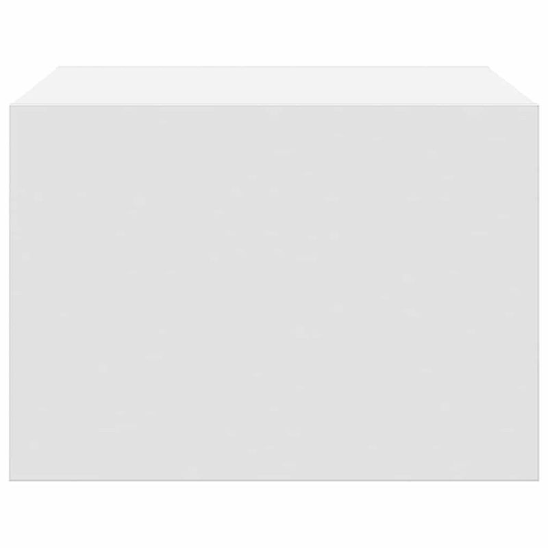 Casa si Gradina - Mobilier - Comode si corpuri - Noptiere - Noptiere montate pe perete cu lumini LED, 2 buc., alb - Infinity.ro