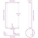 Casa si Gradina - Mobilier - Feronerie si accesorii mobila - Picioare pentru masuta de cafea in forma de U 2 buc Negru Otel - Infinity.ro
