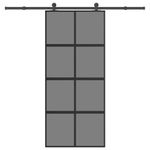 Casa si Gradina - Constructii - Usi interior, exterior si garaj - Usi garaj - Usa glisanta cu set de feronerie sticla temperata si aluminiu - Infinity.ro