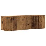 Casa si Gradina - Mobilier - Seturi de mobilier - Seturi living - Set dulap TV 5 piese montat pe perete lemn vechi lemn prelucrat, cantitate în pachet: 5, lăţime 100 cm - Infinity.ro