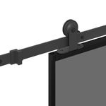 Casa si Gradina - Constructii - Usi interior, exterior si garaj - Usi garaj - Usa glisanta cu set de feronerie sticla temperata si aluminiu - Infinity.ro