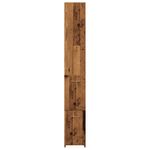 Casa si Gradina - Mobilier - Mobilier baie - Comode baie - Dulap de baie, lemn vechi, 25x25x170 cm, PAL - Infinity.ro