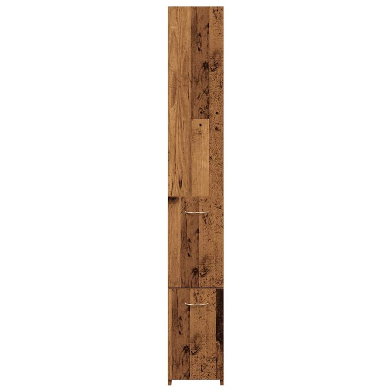 Casa si Gradina - Mobilier - Mobilier baie - Comode baie - Dulap de baie, lemn vechi, 25x25x170 cm, PAL - Infinity.ro
