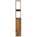 Casa si Gradina - Mobilier - Mobilier baie - Comode baie - Dulap de baie, lemn vechi, 25x25x170 cm, PAL - Infinity.ro
