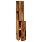 Casa si Gradina - Mobilier - Mobilier baie - Comode baie - Dulap de baie, lemn vechi, 25x25x170 cm, PAL - Infinity.ro