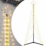 Casa si Gradina - Decoratiuni - Decoratiuni de sezon - Instalatie brad de Craciun 363 LED-uri, alb cald, 180 cm - Infinity.ro