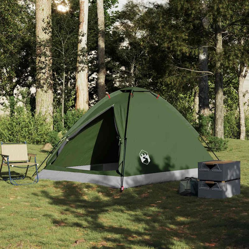 Sport si Outdoor - Camping - Corturi camping - Cort camping cupola 4 persoane verde masliniu impermeabil - Infinity.ro