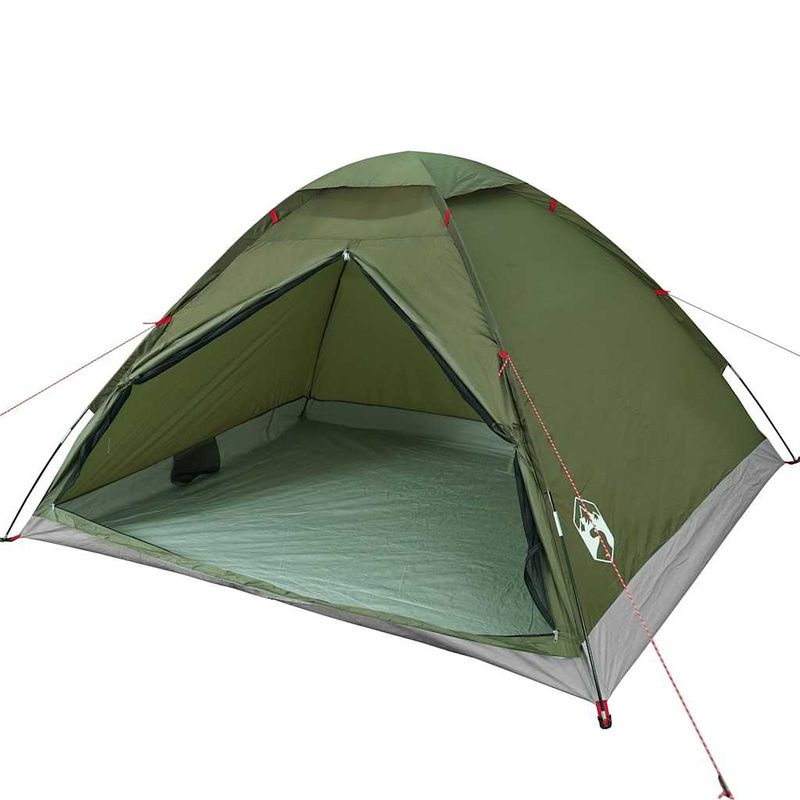 Sport si Outdoor - Camping - Corturi camping - Cort camping cupola 4 persoane verde masliniu impermeabil - Infinity.ro