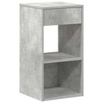 Casa si Gradina - Mobilier - Comode si corpuri - Noptiere - Noptiera cu sertar gri beton 35x34x66,5 cm - Infinity.ro