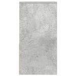 Casa si Gradina - Mobilier - Comode si corpuri - Noptiere - Noptiera cu sertar gri beton 35x34x66,5 cm - Infinity.ro