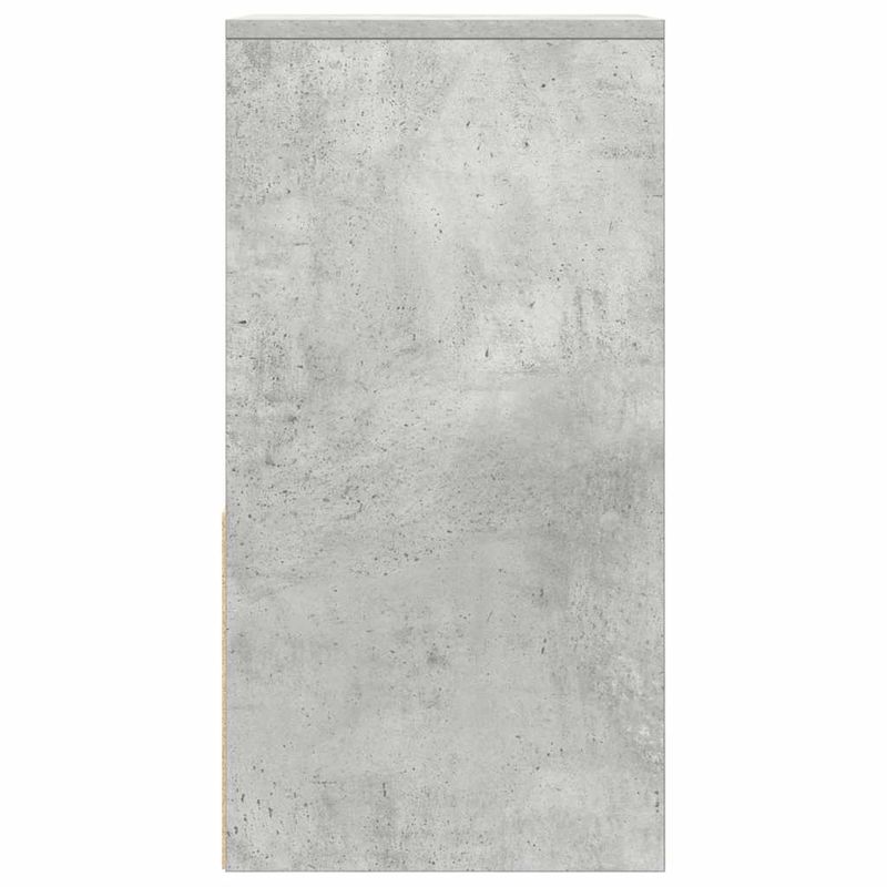 Casa si Gradina - Mobilier - Comode si corpuri - Noptiere - Noptiera cu sertar gri beton 35x34x66,5 cm - Infinity.ro