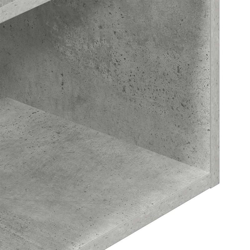 Casa si Gradina - Mobilier - Comode si corpuri - Noptiere - Noptiera cu sertar gri beton 35x34x66,5 cm - Infinity.ro
