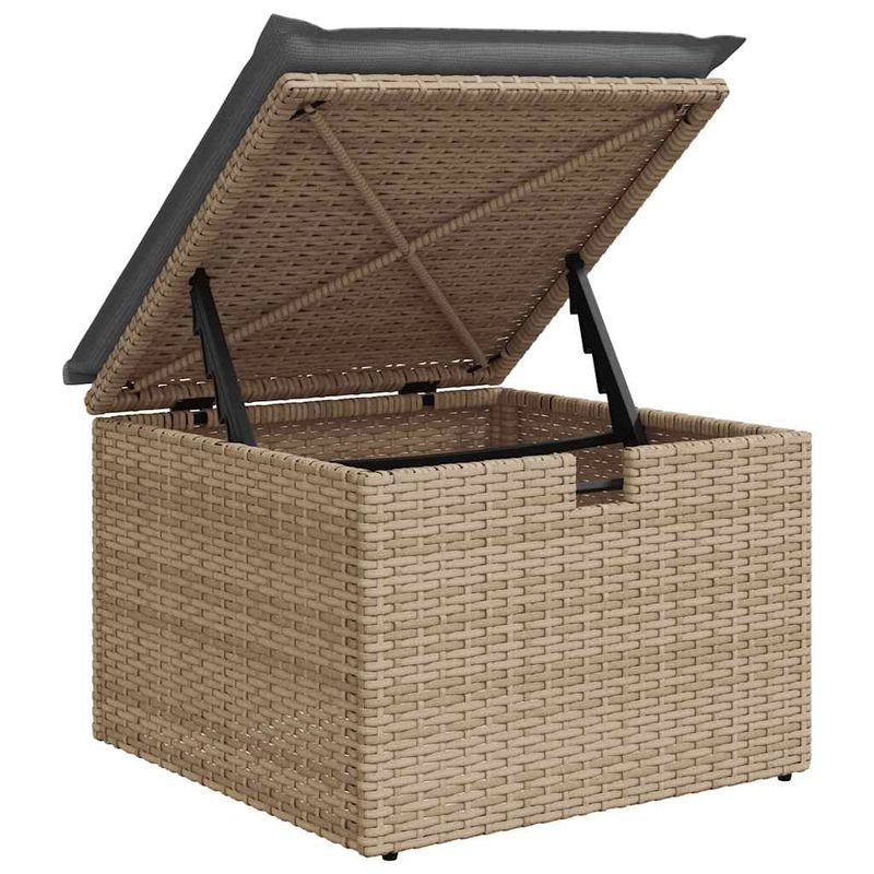 Casa si Gradina - Gradina si terasa - Mobilier exterior - Seturi mobila gradina - Set canapele de gradina cu perne, 5 piese, bej, poliratan - Infinity.ro