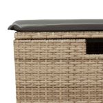Casa si Gradina - Gradina si terasa - Mobilier exterior - Seturi mobila gradina - Set canapele de gradina cu perne, 5 piese, bej, poliratan - Infinity.ro