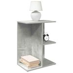Casa si Gradina - Mobilier - Comode si corpuri - Noptiere - Noptiere 2 buc Beton Gri 46,5x29x61 cm Lemn prelucrat - Infinity.ro