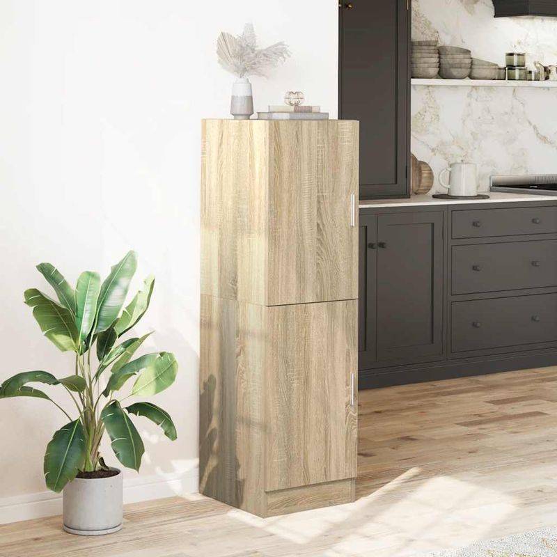 Casa si Gradina - Mobilier - Comode si corpuri - Corpuri bucatarie - Dulap bucatarie stejar Sonoma, 38x41,5x131,5 cm, lemn prelucrat - Infinity.ro