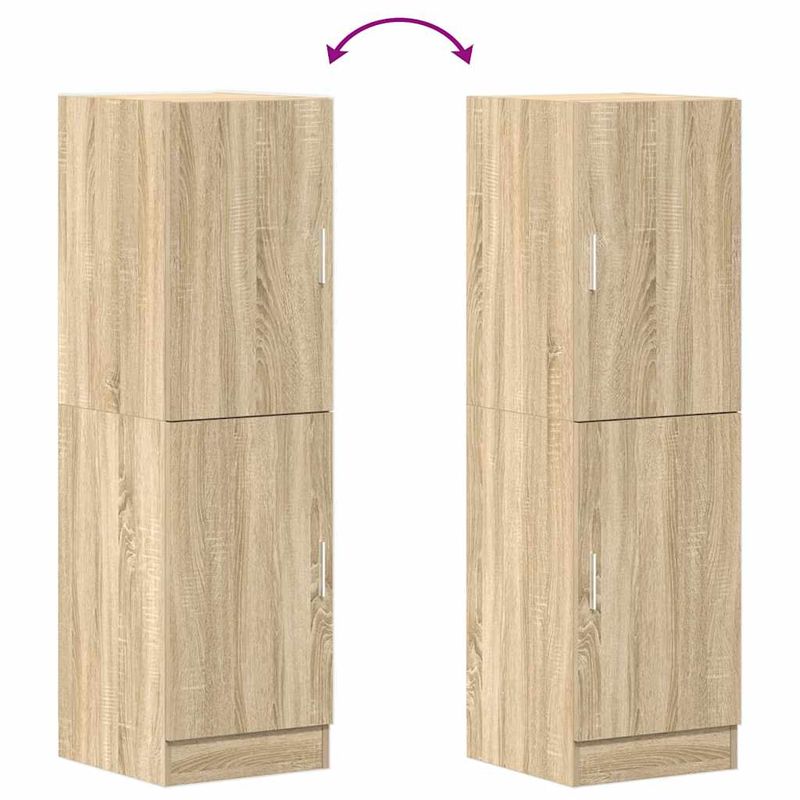 Casa si Gradina - Mobilier - Comode si corpuri - Corpuri bucatarie - Dulap bucatarie stejar Sonoma, 38x41,5x131,5 cm, lemn prelucrat - Infinity.ro