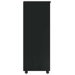 Casa si Gradina - Mobilier - Dulapuri si sifoniere - Dulapuri - Dulap rulant cu sertare „MOSS” din lemn masiv de pin negru - Infinity.ro