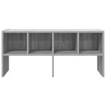 Casa si Gradina - Mobilier - Organizare si depozitare - Cuiere - Suport pantofi stivuibil, gri Sonoma 89,5x30x40 cm - Infinity.ro