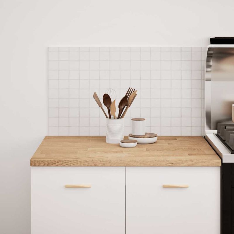 Casa si Gradina - Mobilier - Comode si corpuri - Corpuri bucatarie - Blat de bucatarie Lemn masiv de stejar dreptunghiular, mărime 80x63.5x2.7 cm - Infinity.ro