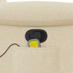 Ingrijire personala si Cosmetice - Sanatate si wellness - Articole wellness - Fotolii de masaj - Fotoliu rabatabil de masaj, crem, material textil - Infinity.ro