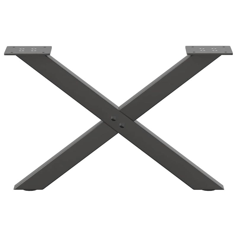 Casa si Gradina - Mobilier - Feronerie si accesorii mobila - Picioare masuta de cafea in forma de X, 2 buc Antracit Otel, mărime 50x(30-31) cm (40 mm) - Infinity.ro