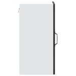 Casa si Gradina - Mobilier - Comode si corpuri - Corpuri bucatarie - Dulap de bucatarie cu usa din sticla „Lucca” negru - Infinity.ro
