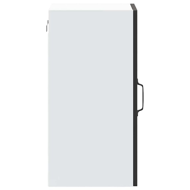 Casa si Gradina - Mobilier - Comode si corpuri - Corpuri bucatarie - Dulap de bucatarie cu usa din sticla „Lucca” negru - Infinity.ro