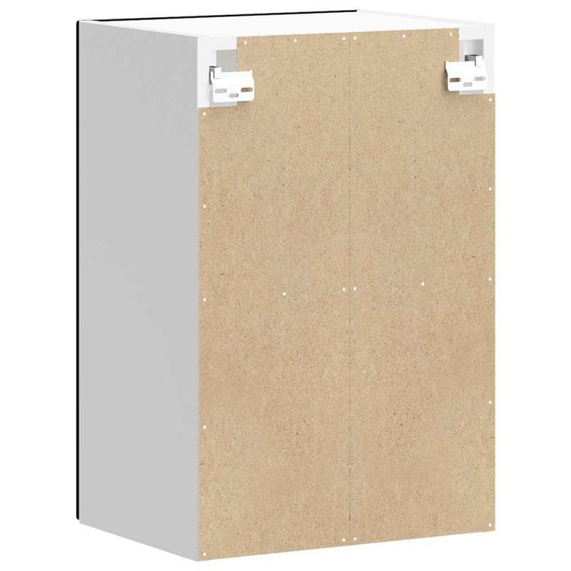 Casa si Gradina - Mobilier - Comode si corpuri - Corpuri bucatarie - Dulap de bucatarie cu usa din sticla „Lucca” negru - Infinity.ro