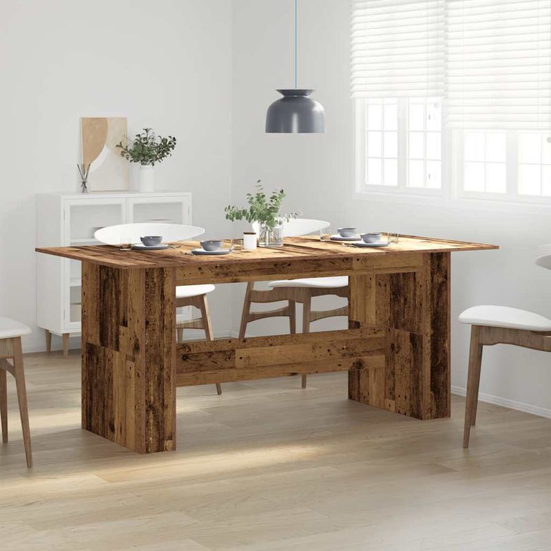 Casa si Gradina - Mobilier - Mese si birouri - Mese bucatarie si dining - Masa de bucatarie, lemn vechi, 180 x 90 x 76 cm, PAL - Infinity.ro