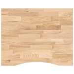 Casa si Gradina - Mobilier - Feronerie si accesorii mobila - Blat de birou netratat Lemn masiv de stejar dreptunghiular, mărime 100x80x2.5 cm - Infinity.ro